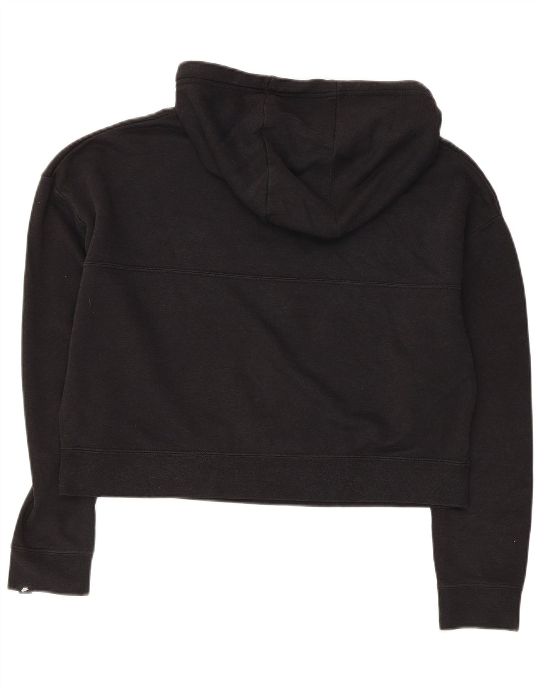 Felpa con cappuccio grafica Nike da donna piccola nera