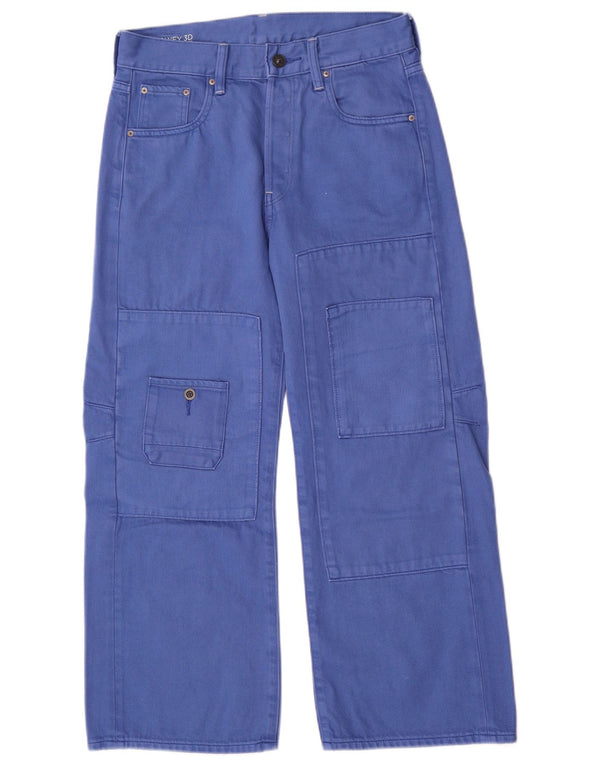 Jeans cargo da uomo G-Star a gamba larga W25 L28 cotone blu