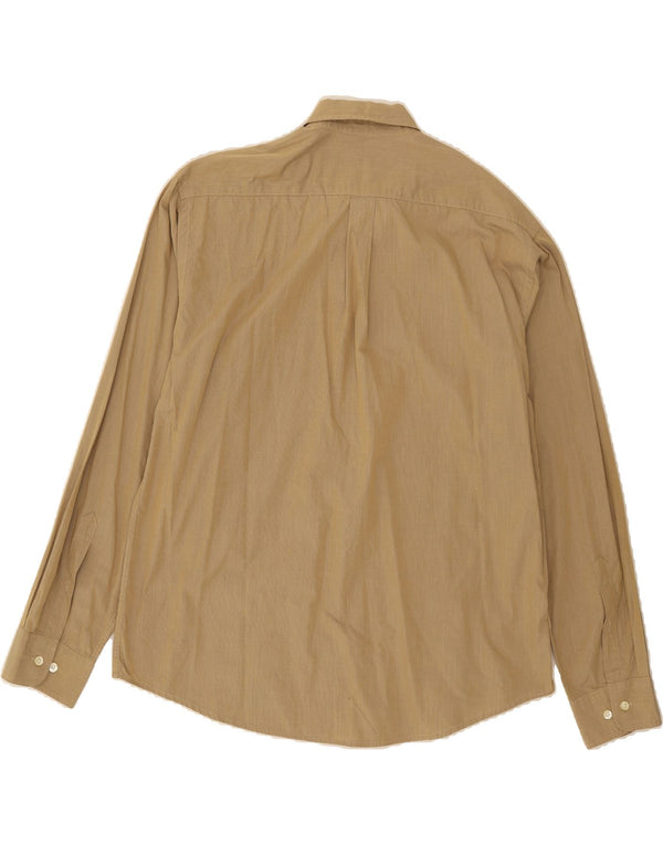 BURLINGTON Mens Shirt XL Beige Check