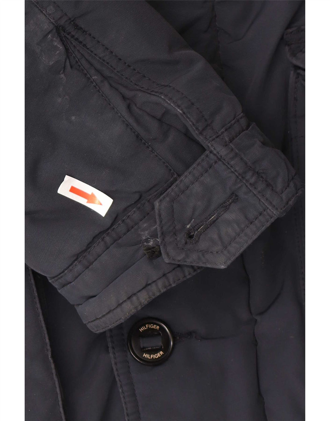Giacca imbottita con cappuccio da uomo Tommy Hilfiger UK 40 Large Blu Navy