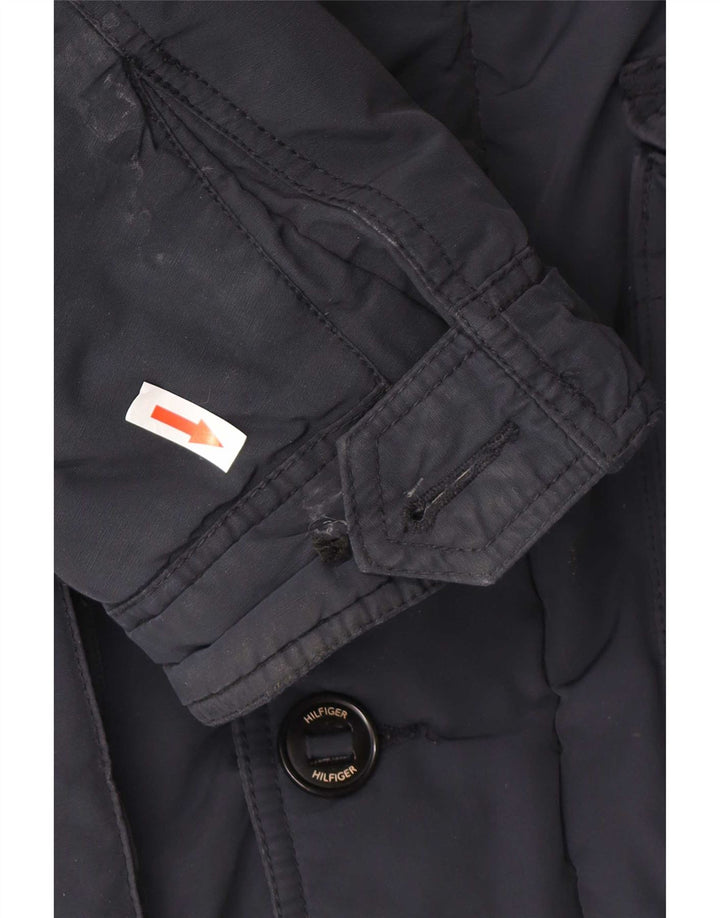 Giacca imbottita con cappuccio da uomo Tommy Hilfiger UK 40 Large Blu Navy