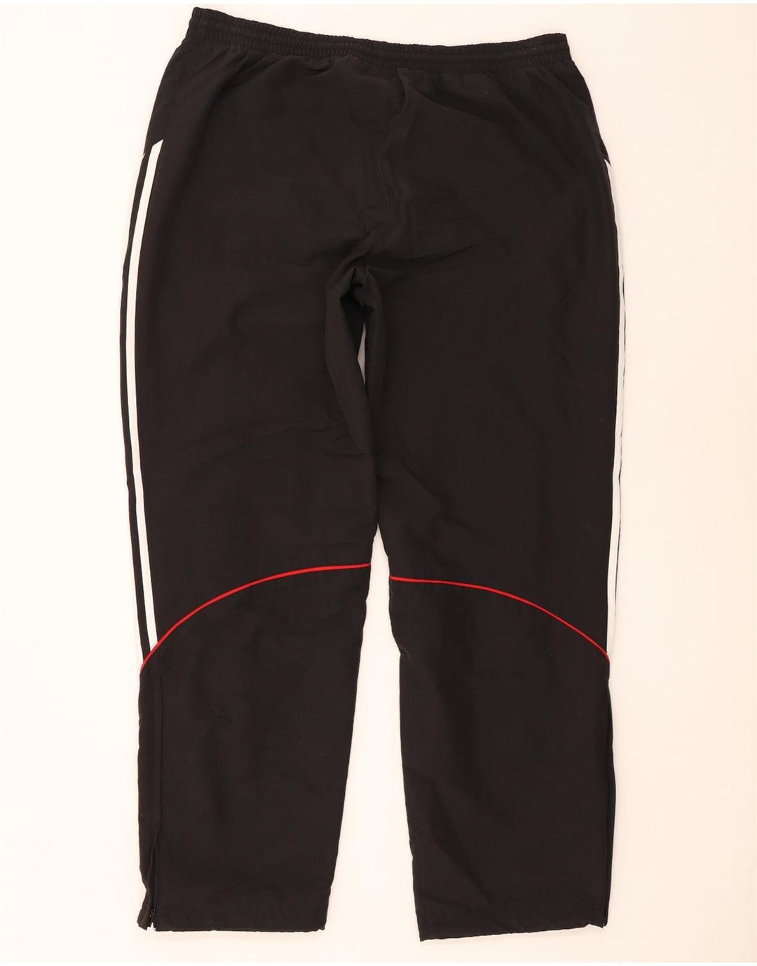 Pantaloni da tuta da uomo Adidas UK 46/48 XL Poliestere nero