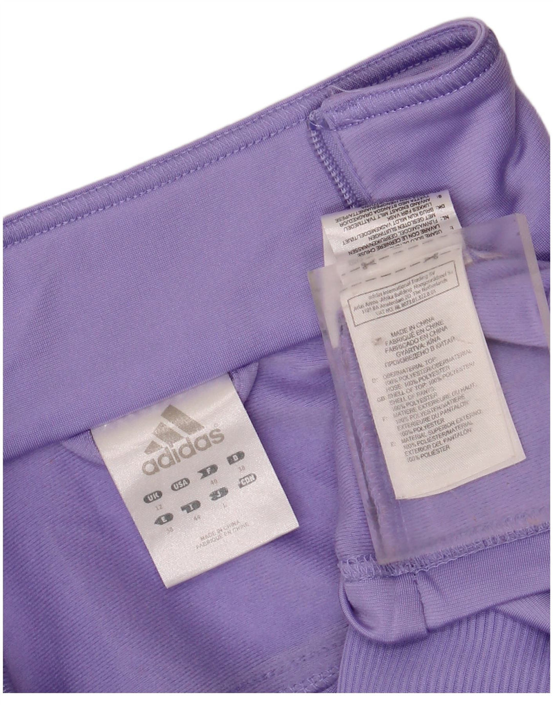 Giacca da tuta da donna ADIDAS UK 12 poliestere viola medio