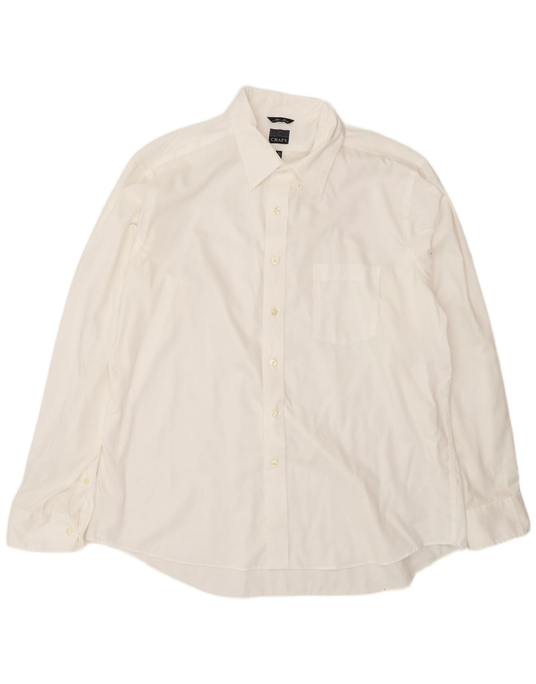 Camicia da uomo Chaps taglia 18 2XL cotone bianco
