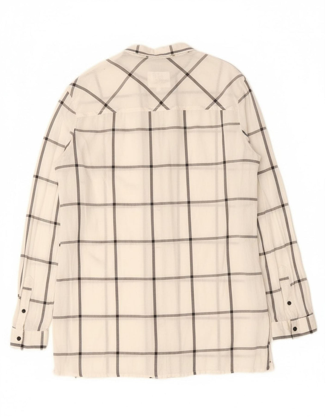 Camicia da donna Brugi UK 14 cotone medio a quadri bianchi