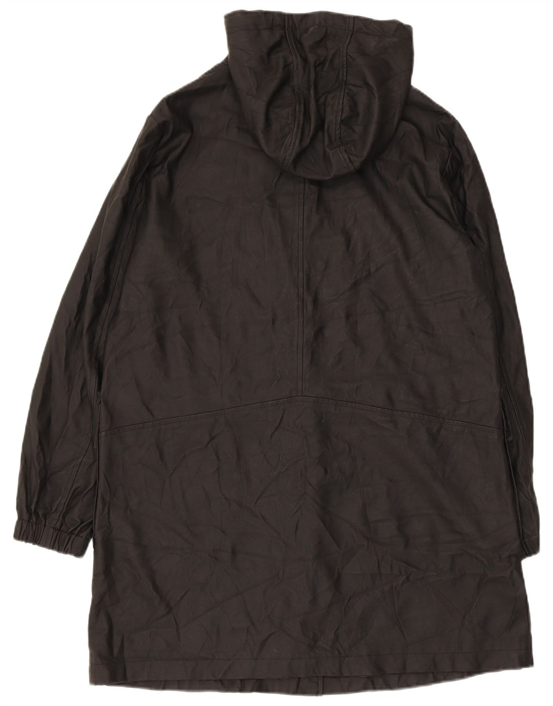 Impermeabile con cappuccio da donna Zara UK 14 medio nero