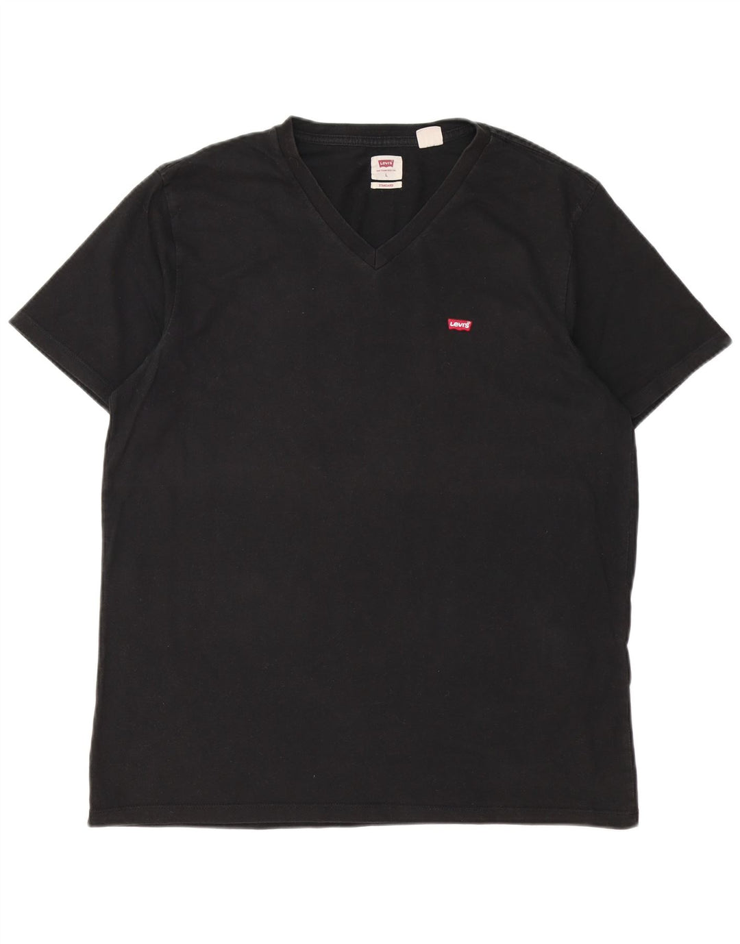 T-shirt standard da uomo Levi's Top grande in cotone nero