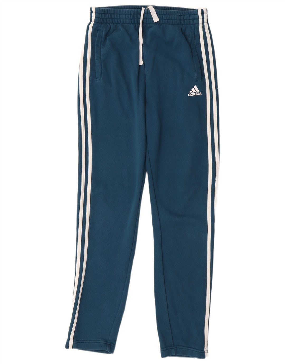 Pantaloni Tuta Adidas Ragazzo 14-15 Anni Cotone Blu