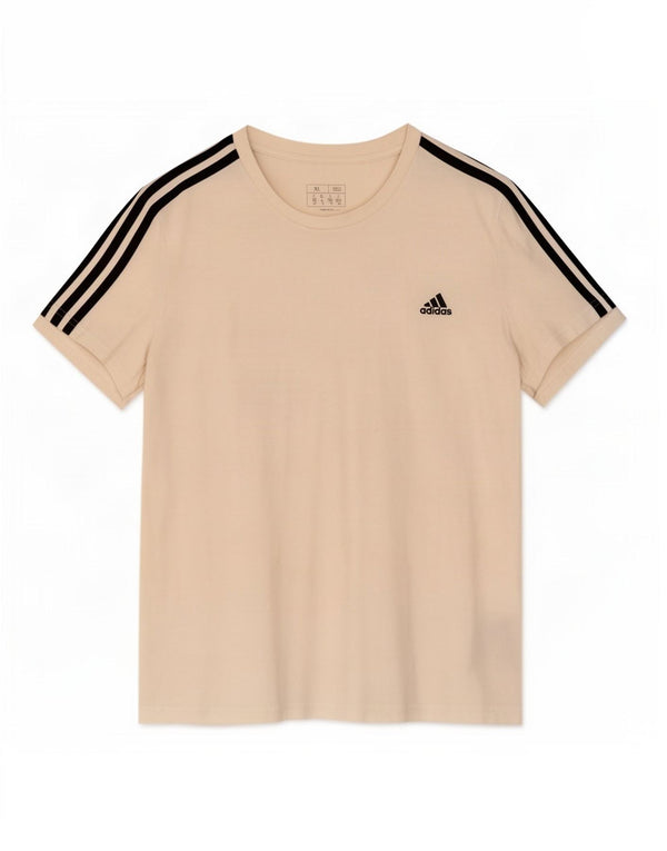 T-shirt da donna slim fit Adidas UK 20/22 XL cotone bianco