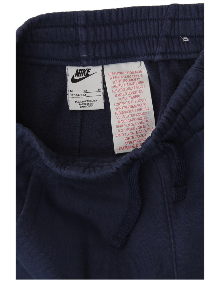 Pantaloni da tuta con grafica NIKE da ragazzo, pantaloni da jogging, 10-11 anni, medio, blu navy