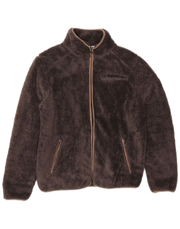 Giacca in pile da donna vestibilità ampia Carrera UK 18 XL poliestere marrone