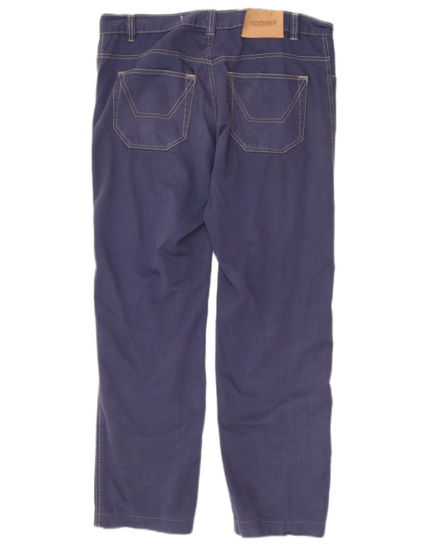 Jeans dritti da uomo Jeckerson IT 50 Large W34 L28 cotone blu navy