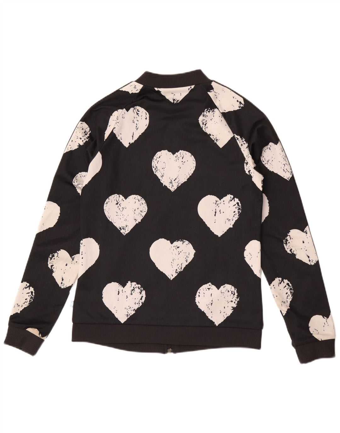 Giacca da ginnastica grafica da donna Adidas IT 42 Medium Black Heart