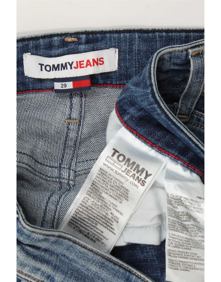 Pantaloncini di jeans da uomo Tommy Hilfiger W29 piccolo cotone blu