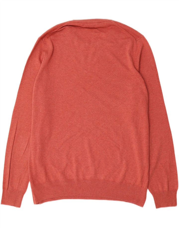 Maglione maglione girocollo da uomo Marks & Spencer 3XL cotone rosso