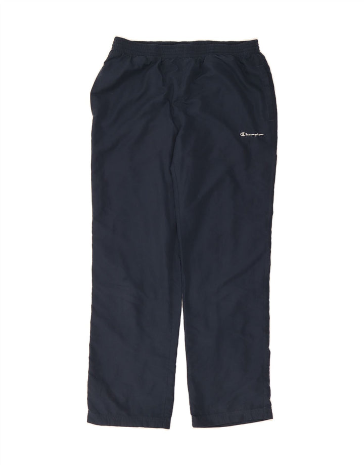 CHAMPION Mens Tracksuit Trousers Medium  Navy Blue Polyester Vintage Champion and Second-Hand Champion from Messina Hembry 