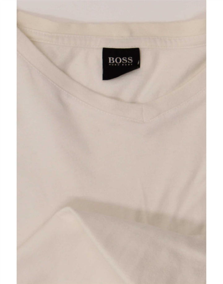 T-shirt da uomo Hugo Boss Top XL in cotone bianco