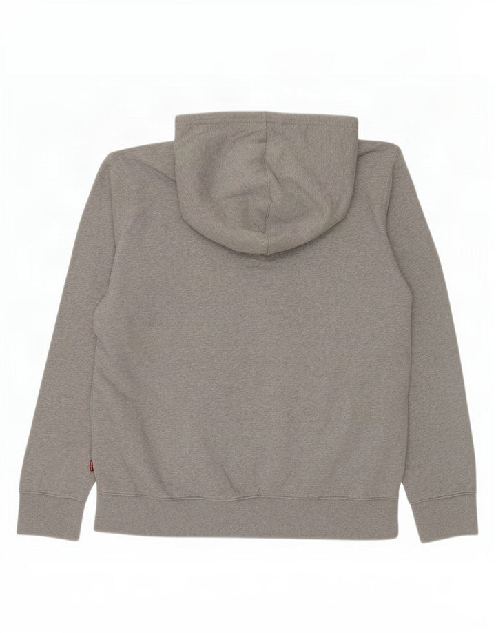 Maglione con cappuccio grafico standard da uomo Levi's grande in cotone grigio