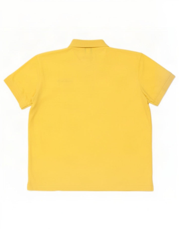 Polo da uomo Under Armour grande in cotone giallo