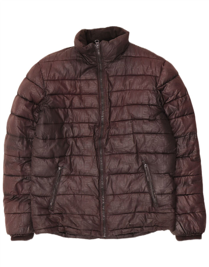 Giacca imbottita da uomo Jack & Jones UK 40 grande marrone
