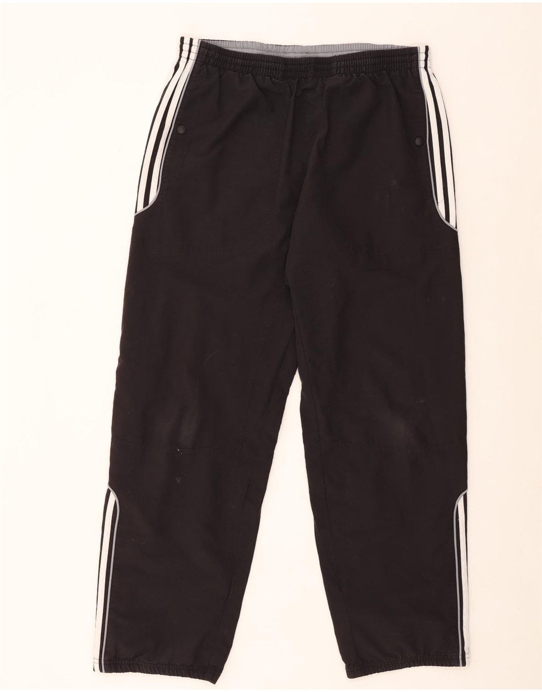 Pantaloni da tuta da uomo ADIDAS grandi neri in poliestere