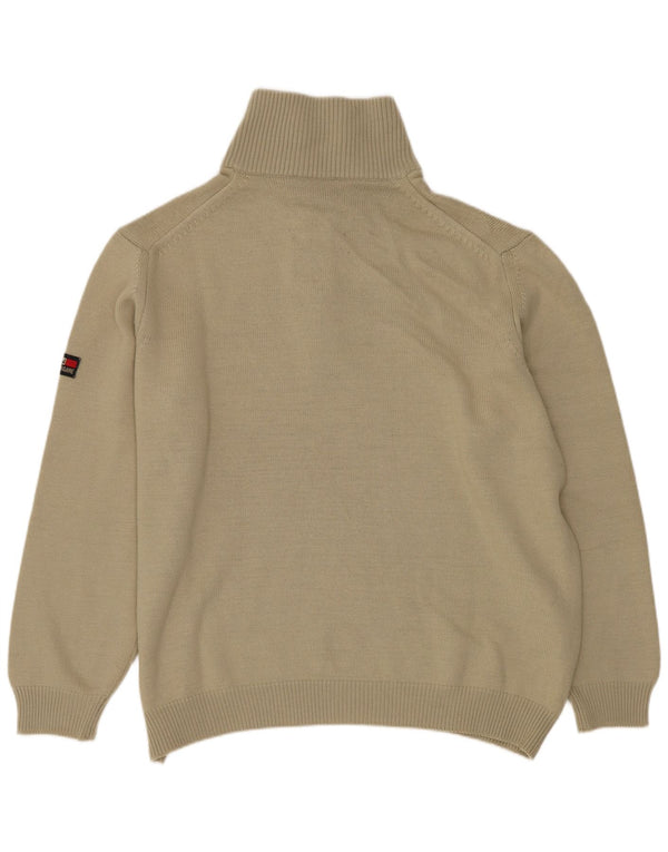Maglione da uomo Navigare con zip e collo XL color kaki
