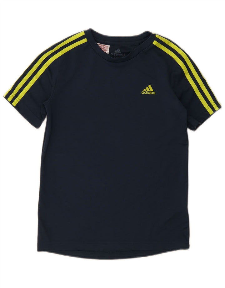 Maglietta Adidas Aeroready da ragazzo, 9-10 anni, in poliestere blu navy