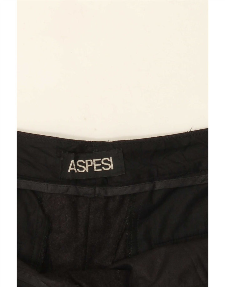 Pantaloni da abito larghi da donna Aspesi W30 L27 neri