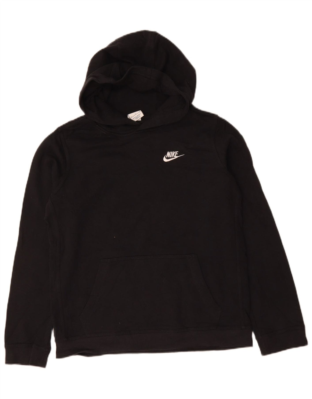 Felpa con cappuccio NIKE da bambino 13-14 anni XL in cotone nero