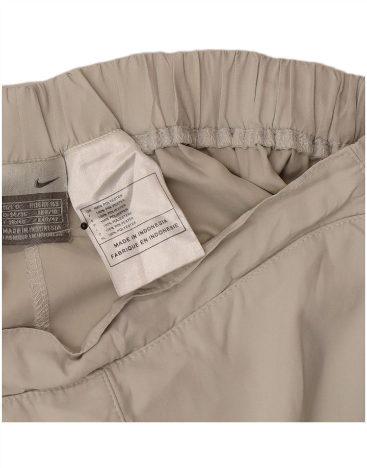 Pantaloncini sportivi Nike da donna UK 8/10 piccoli poliestere grigio