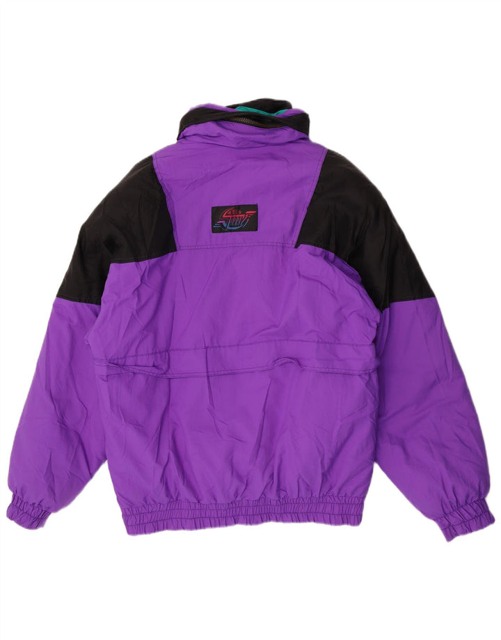 Giacca da sci con cappuccio da uomo Sorry IT 50 Large Viola Colourblock Poliammide