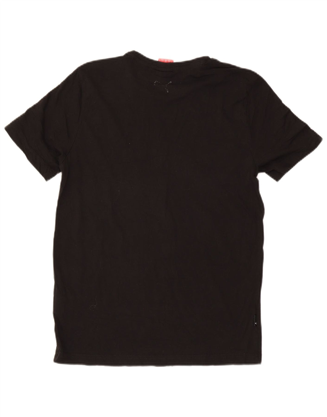 T-shirt grafica da uomo Puma Top Small in cotone nero
