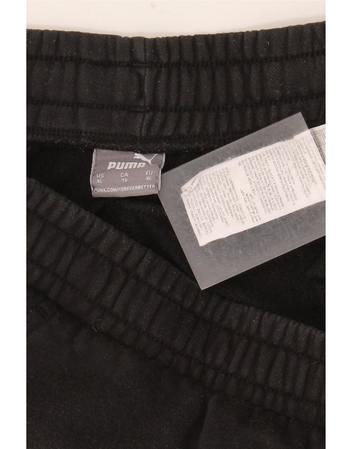 Pantaloni da tuta da uomo Puma XL in cotone nero