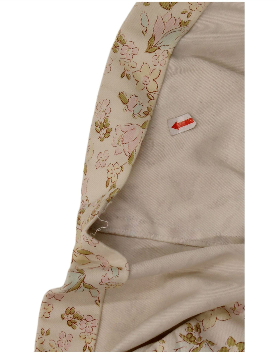 Minigonna da donna CACHAREL W30 cotone floreale bianco sporco medio