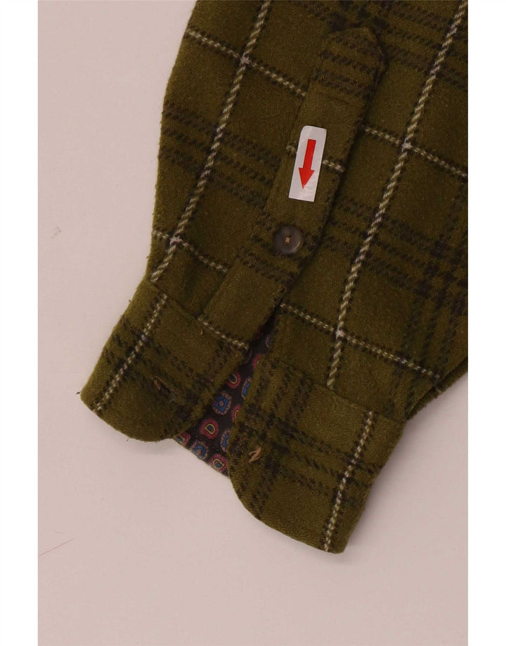 Wampum Camicia oversize da uomo XL scozzese verde