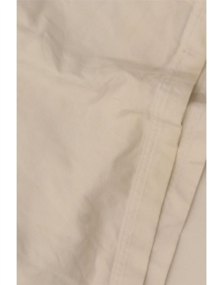 Crew Clothing Camicia pullover da uomo in cotone a righe grandi bianche