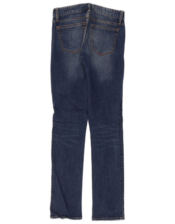 Gap Womens Straight Jeans W24 L31 Blue Cotton