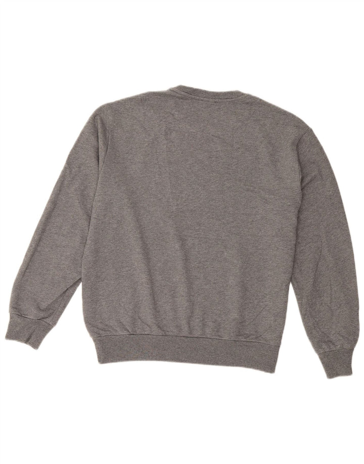 DIESEL Boys Graphic Sweatshirt Jumper 15-16 Years Grey Cotton