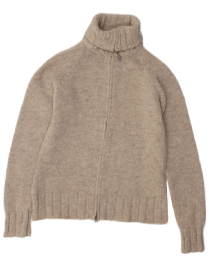 Maglione cardigan da donna Laura Ashley UK 14 Lana beige medio