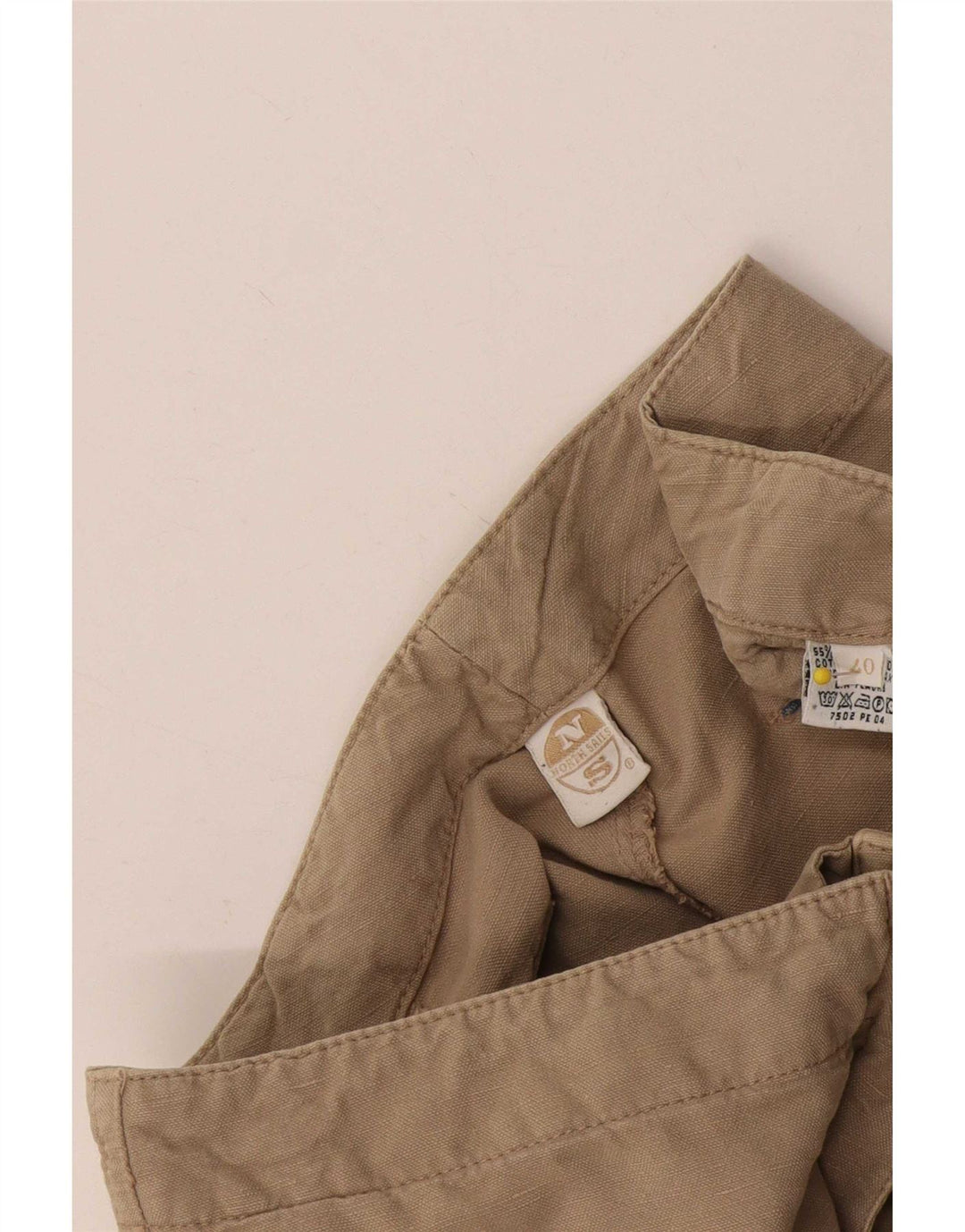 Pantaloni Capri da donna North Sails EU 40 Medium W30 L22 Cotone beige