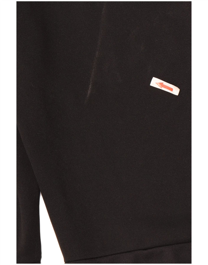 Pantaloni da tuta Adidas Climalite da uomo, grandi, in poliestere color block nero