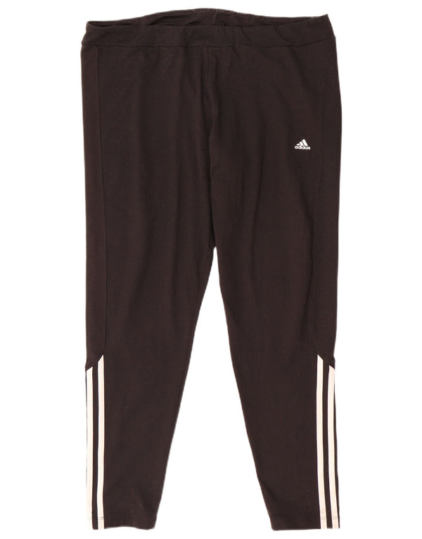 Leggings Adidas Climalite da donna UK 20/22 XL Poliestere nero