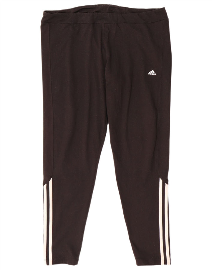Leggings Adidas Climalite da donna UK 20/22 XL Poliestere nero