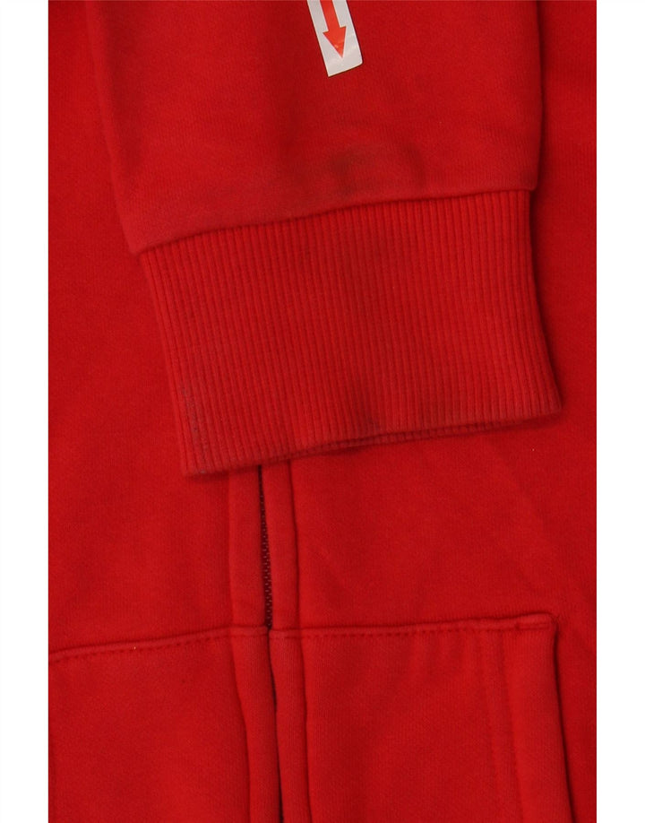 Giacca da tuta da donna Puma UK 14 Medio Rosso Cotone
