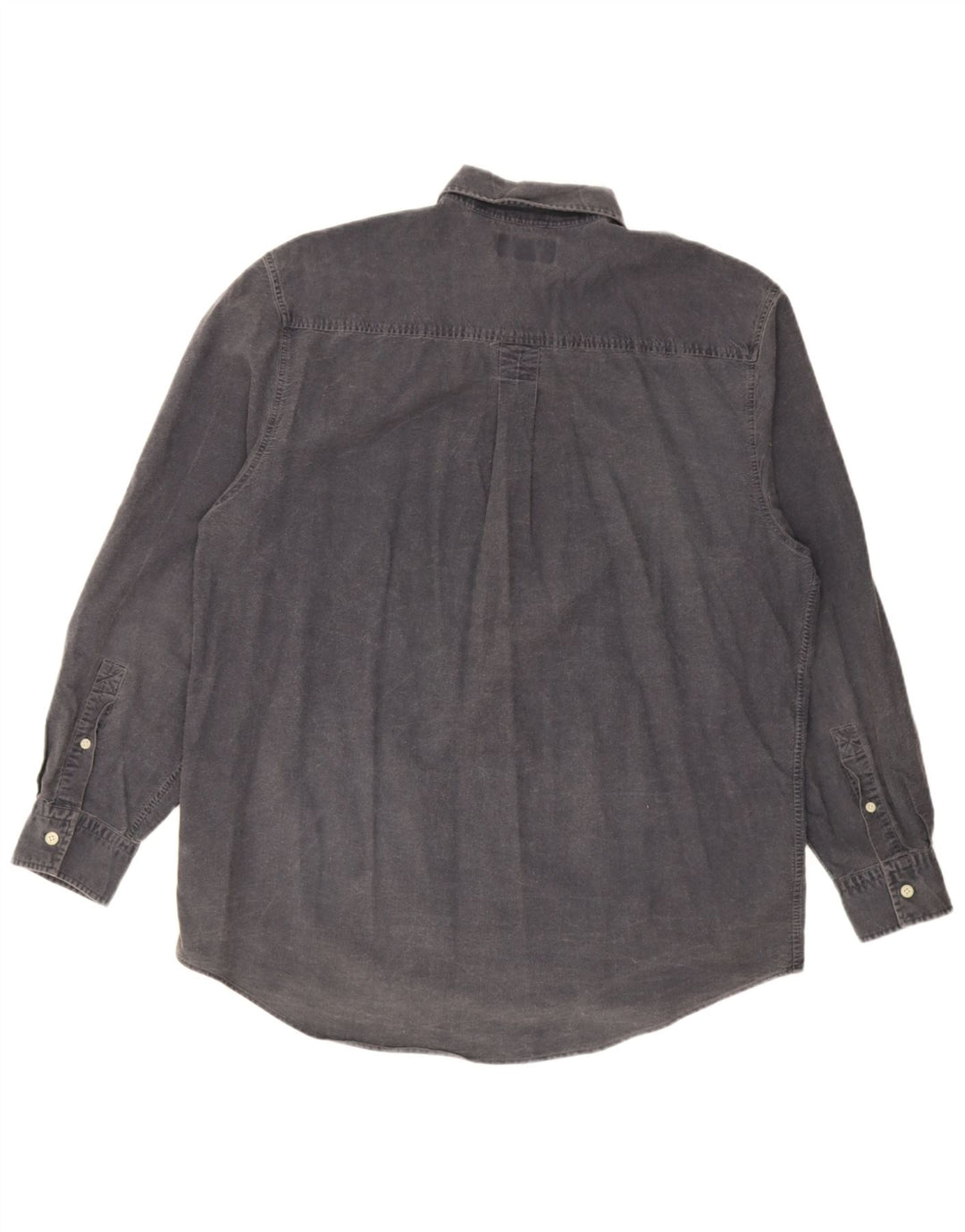 Camicia da uomo Timberland Large in cotone blu navy