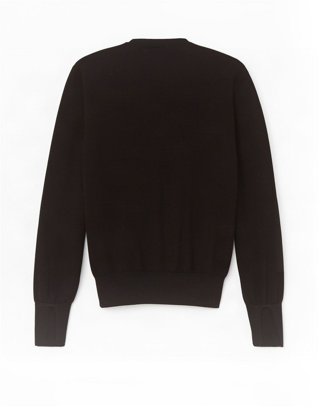 Maglione corto girocollo da donna Zara UK 12 medio nero