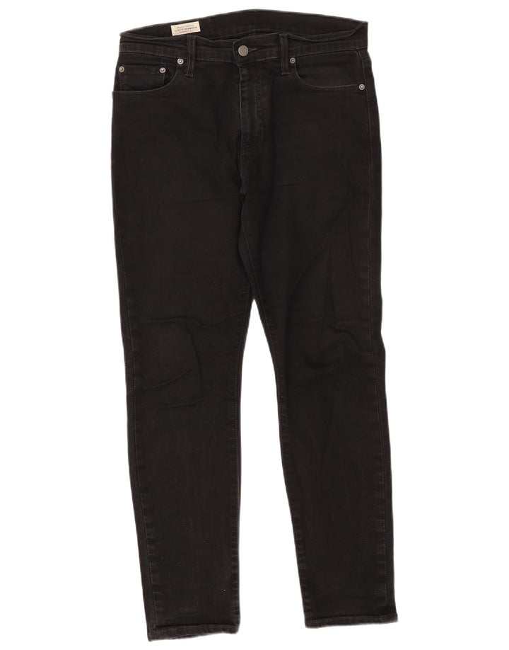 Jeans slim da uomo Levi's W30 L30 cotone nero