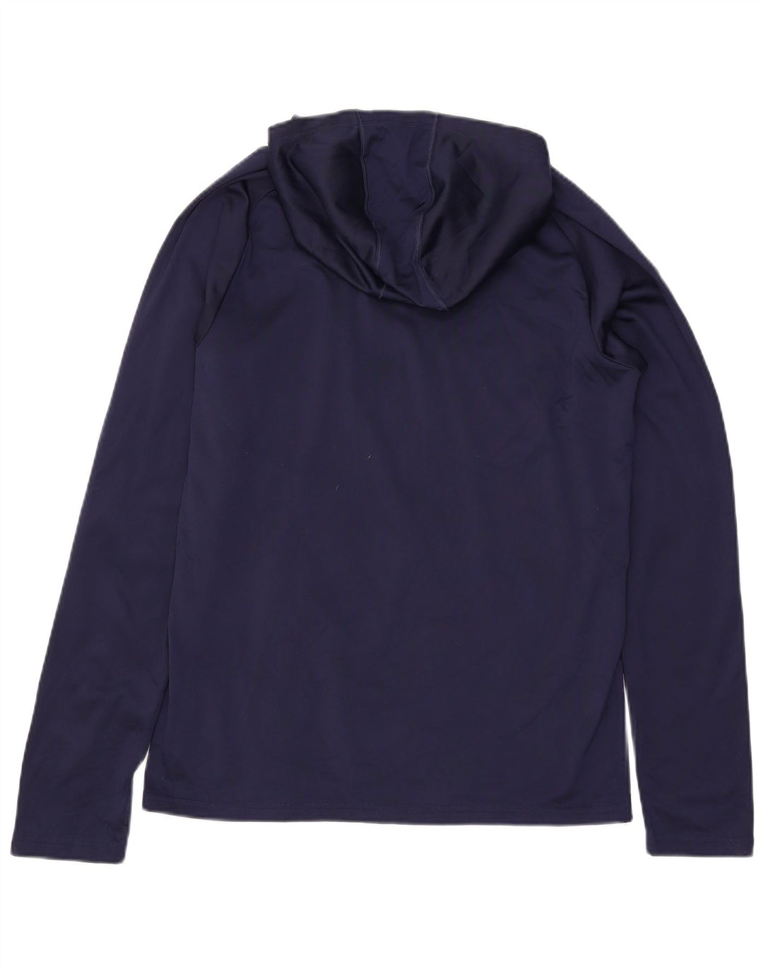 PUMA Maglia da uomo con cappuccio a maniche lunghe in poliestere blu navy medio