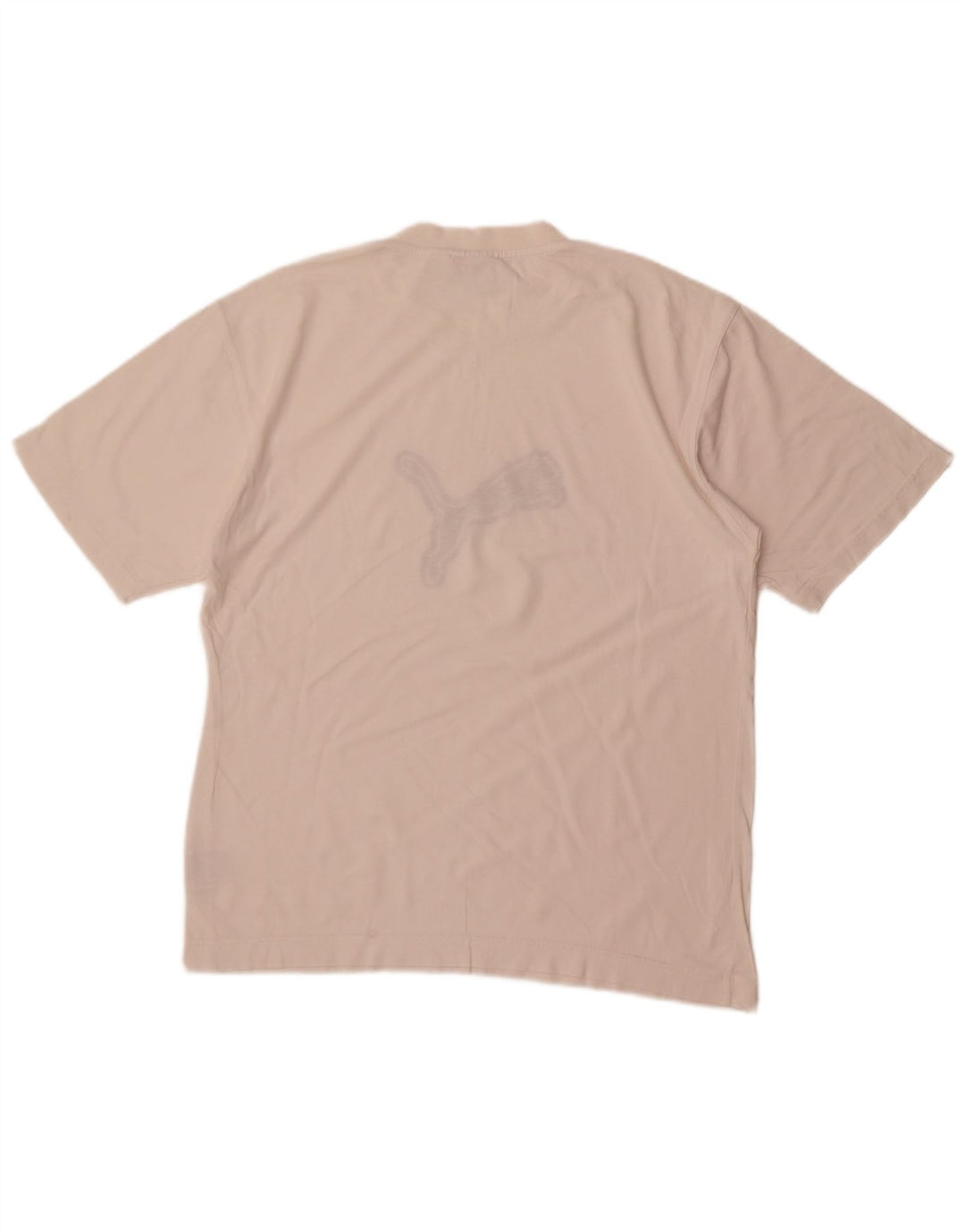 T-shirt grafica da uomo Puma Top in cotone bianco medio