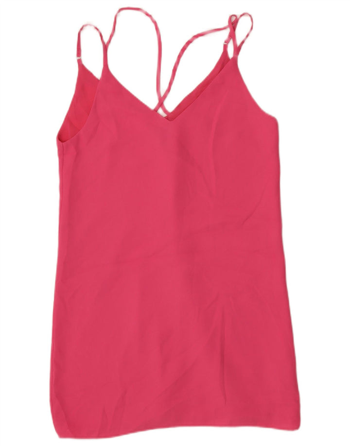 Topshop Abito da donna Petite Slip UK 10 Piccolo poliestere rosa